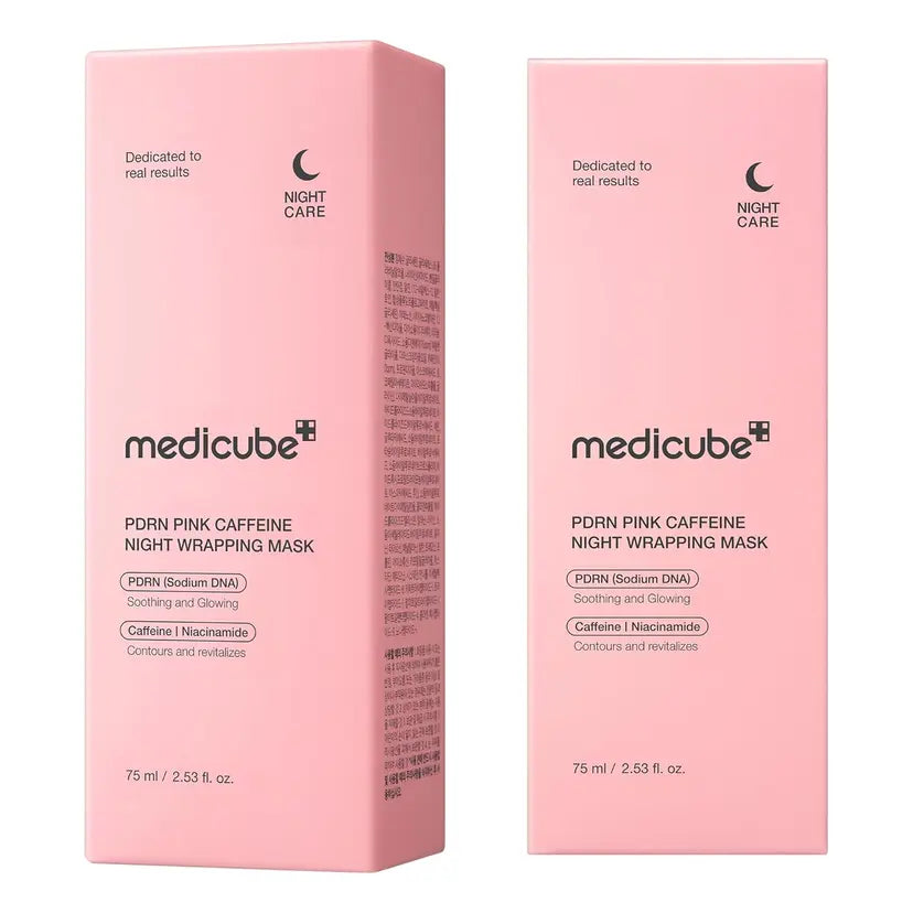 Medicube Wrapping Mask PDRN Caffeine Overnight Peel Off Facial Mask