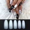 500 transparent natural fake nails