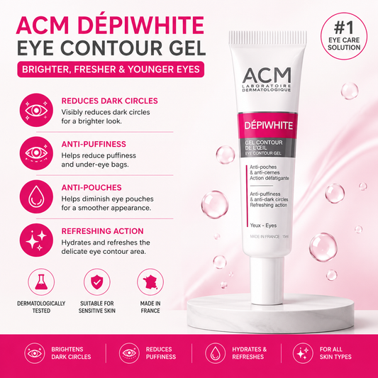 ACM Dépiwhite Eye Contour Gel – Anti-Puffiness & Dark Circle Care
