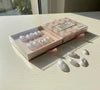 French Crystal Tip Press-On Nails